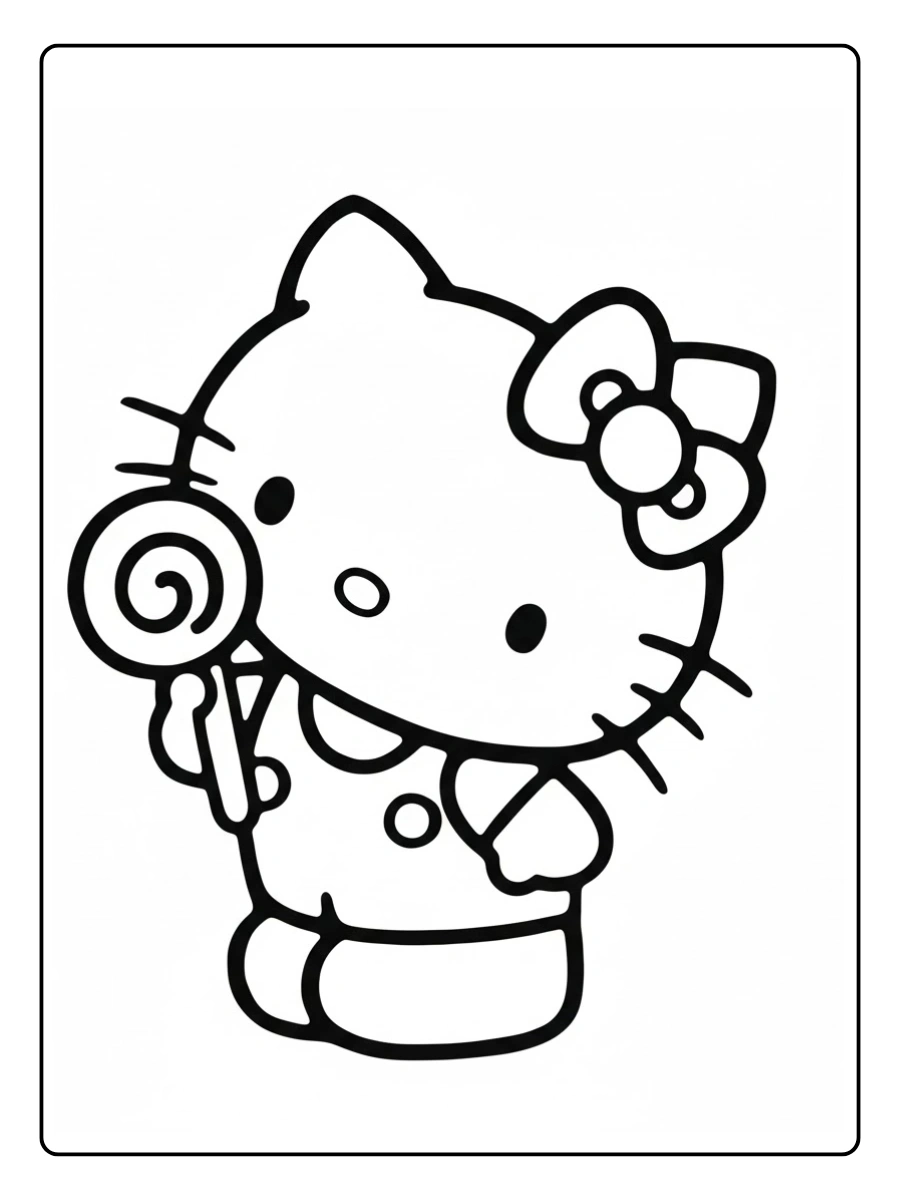 Desenho da Hello Kitty para Colorir (14)