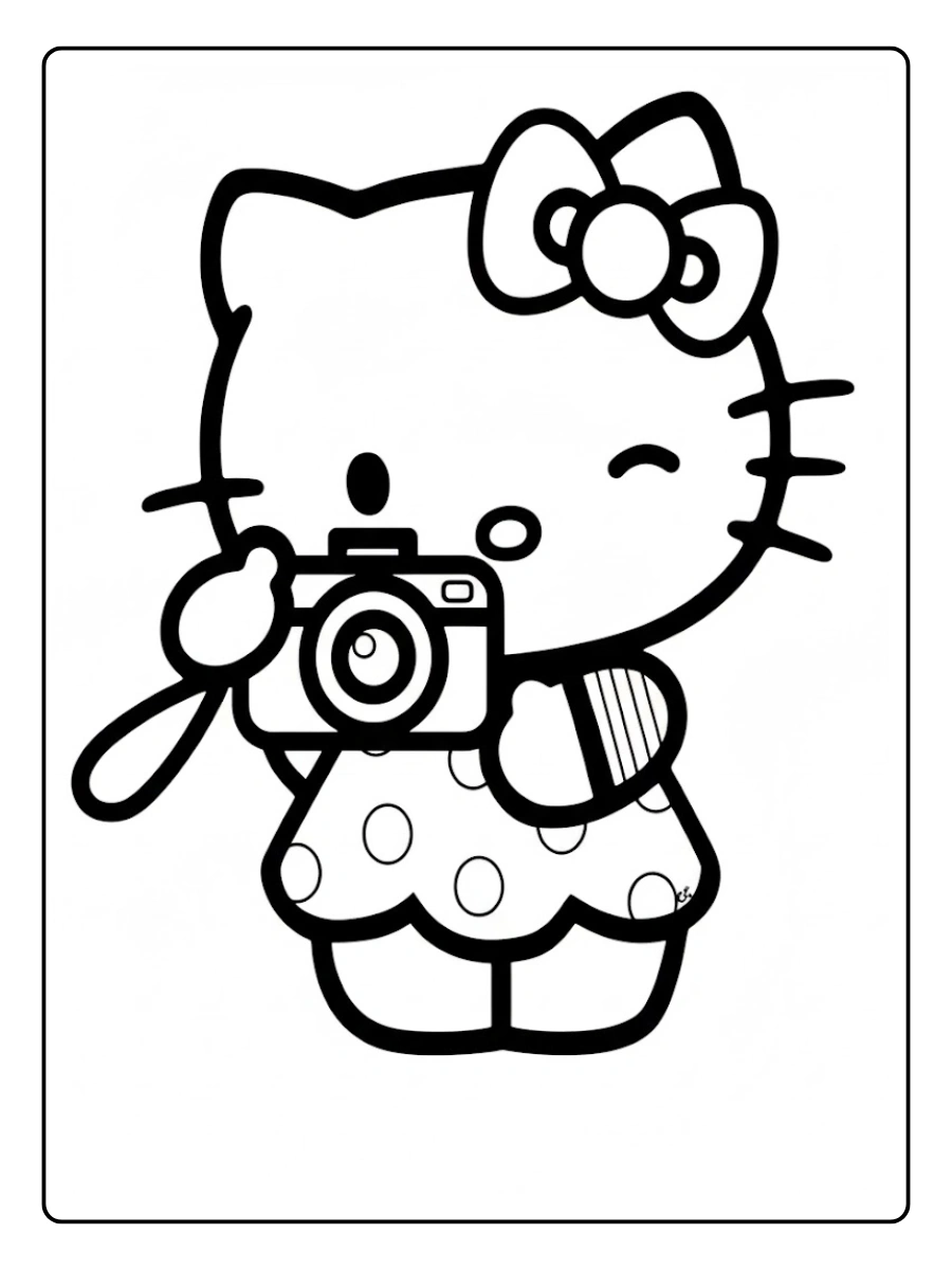 Desenho da Hello Kitty para Colorir (3)