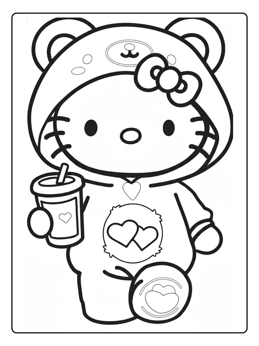 Desenho da Hello Kitty para Colorir (4)
