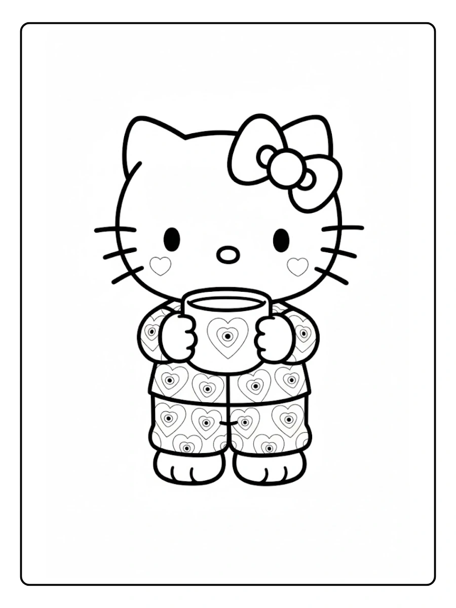 Desenho da Hello Kitty para Colorir (5)