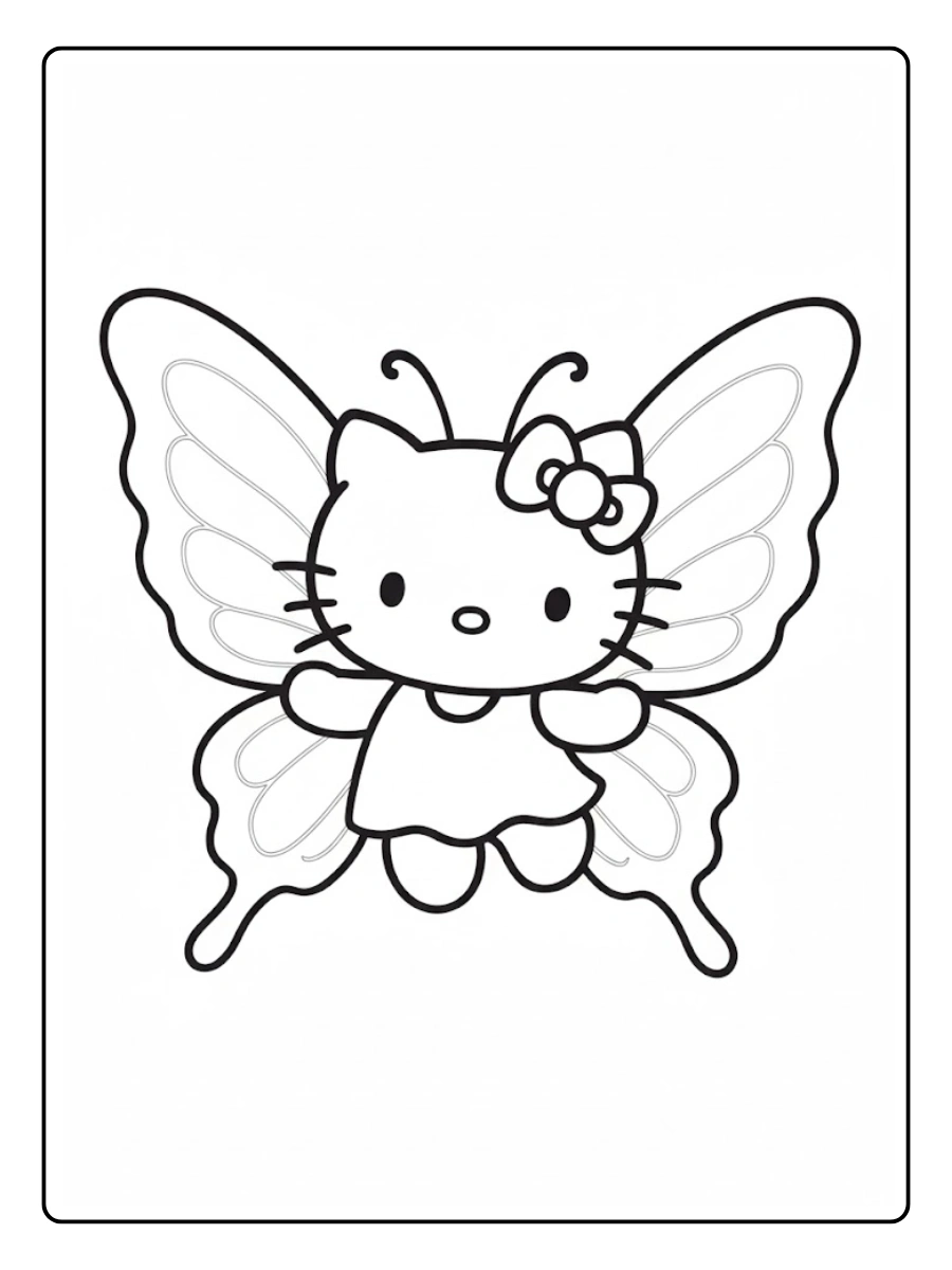 Desenho da Hello Kitty para Colorir (6)