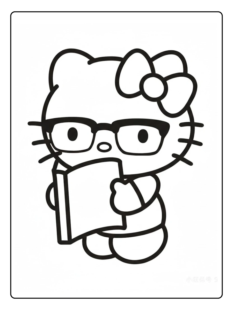 Desenho da Hello Kitty para Colorir (7)