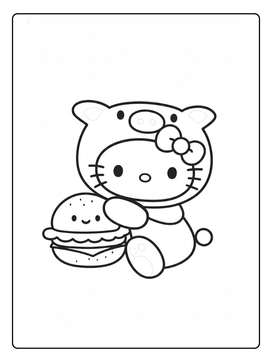 Desenho da Hello Kitty para Colorir (9)