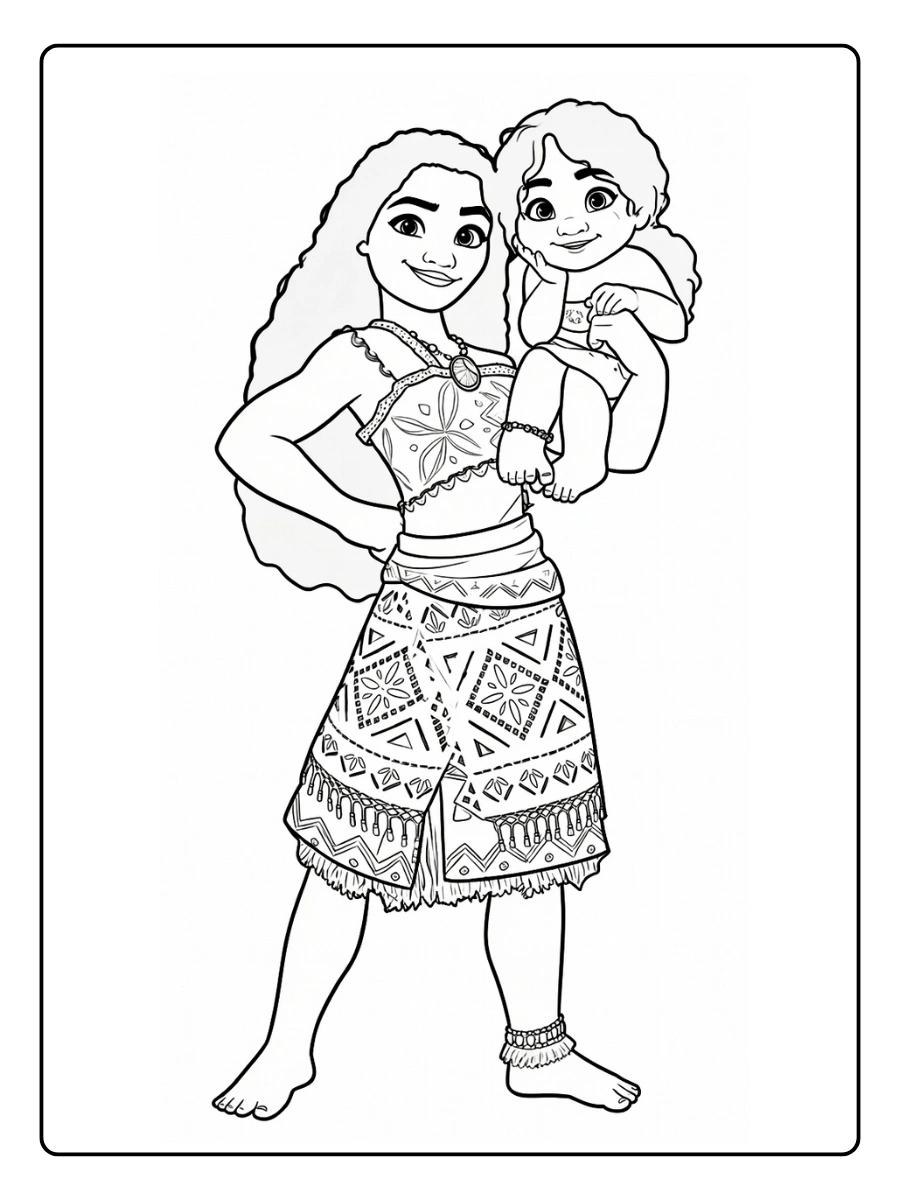 Desenho da Moana para Colorir (10)