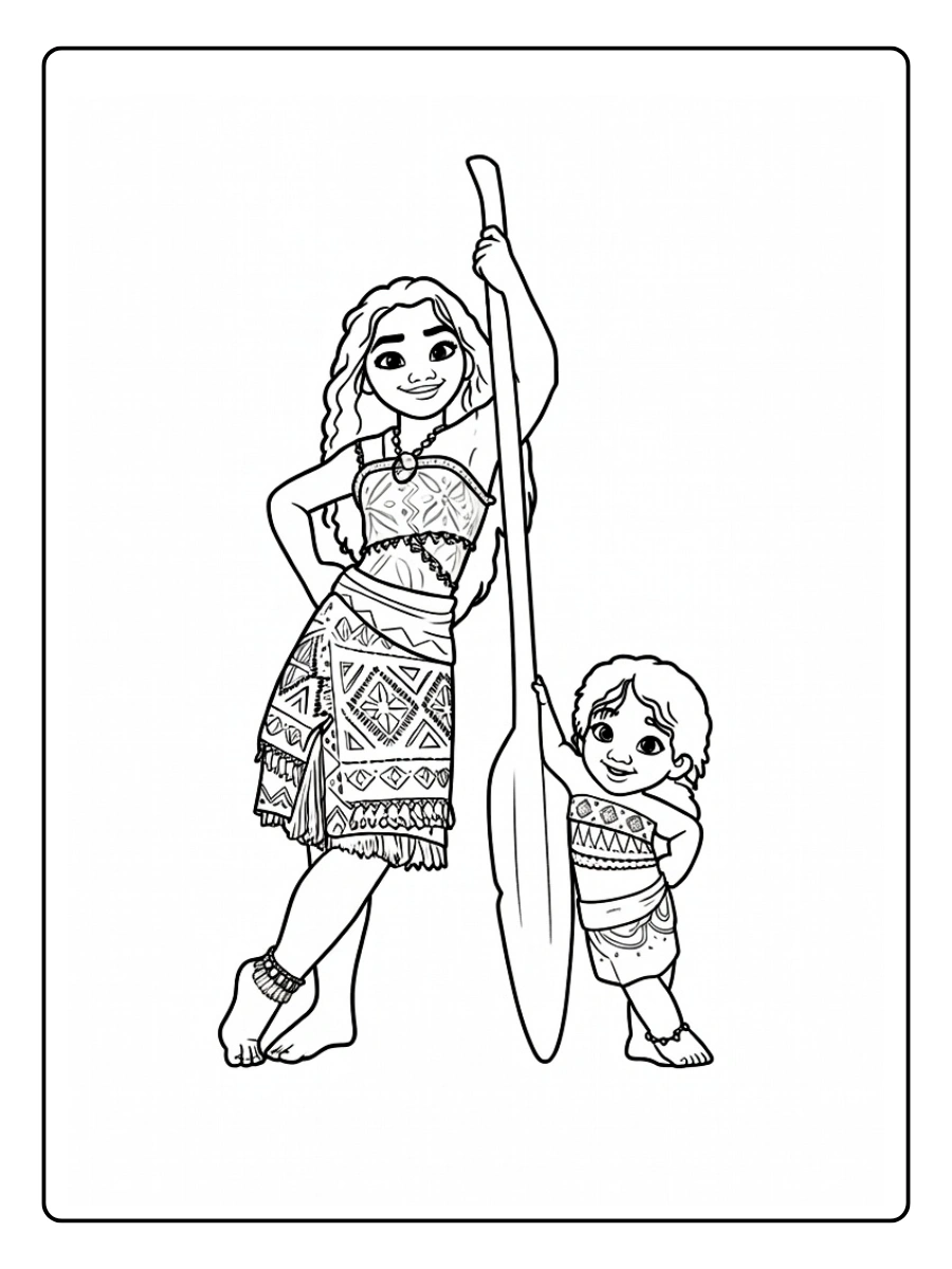 Desenho da Moana para Colorir (11)