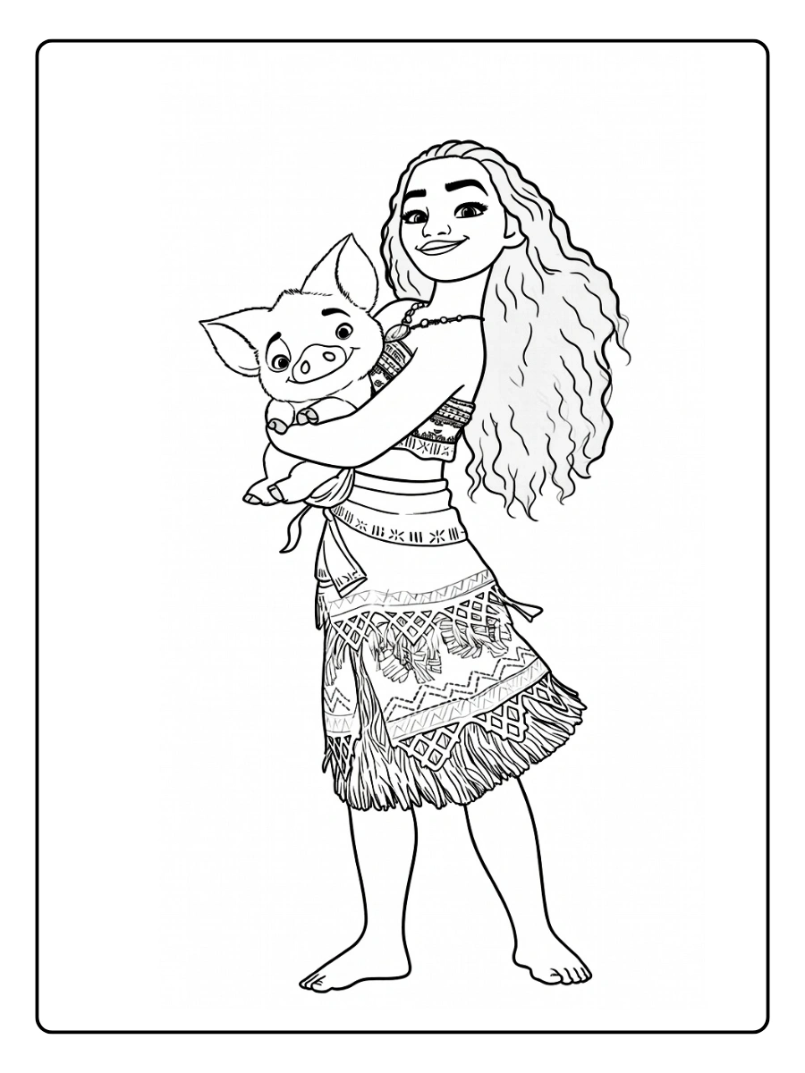 Desenho da Moana para Colorir (12)
