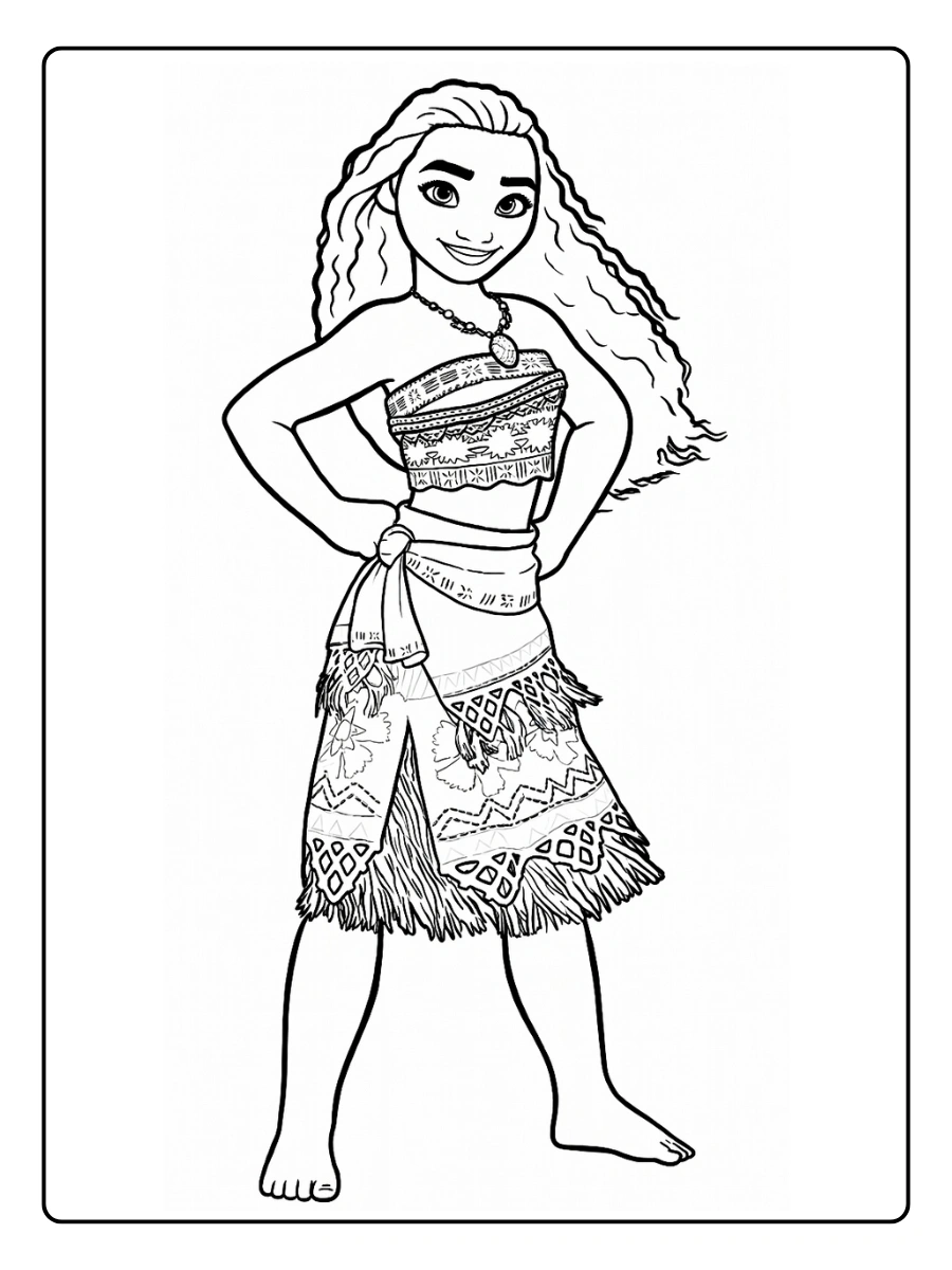 Desenho da Moana para Colorir (15)