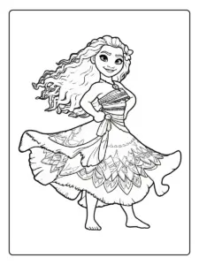 Desenho da Moana para Colorir (8)