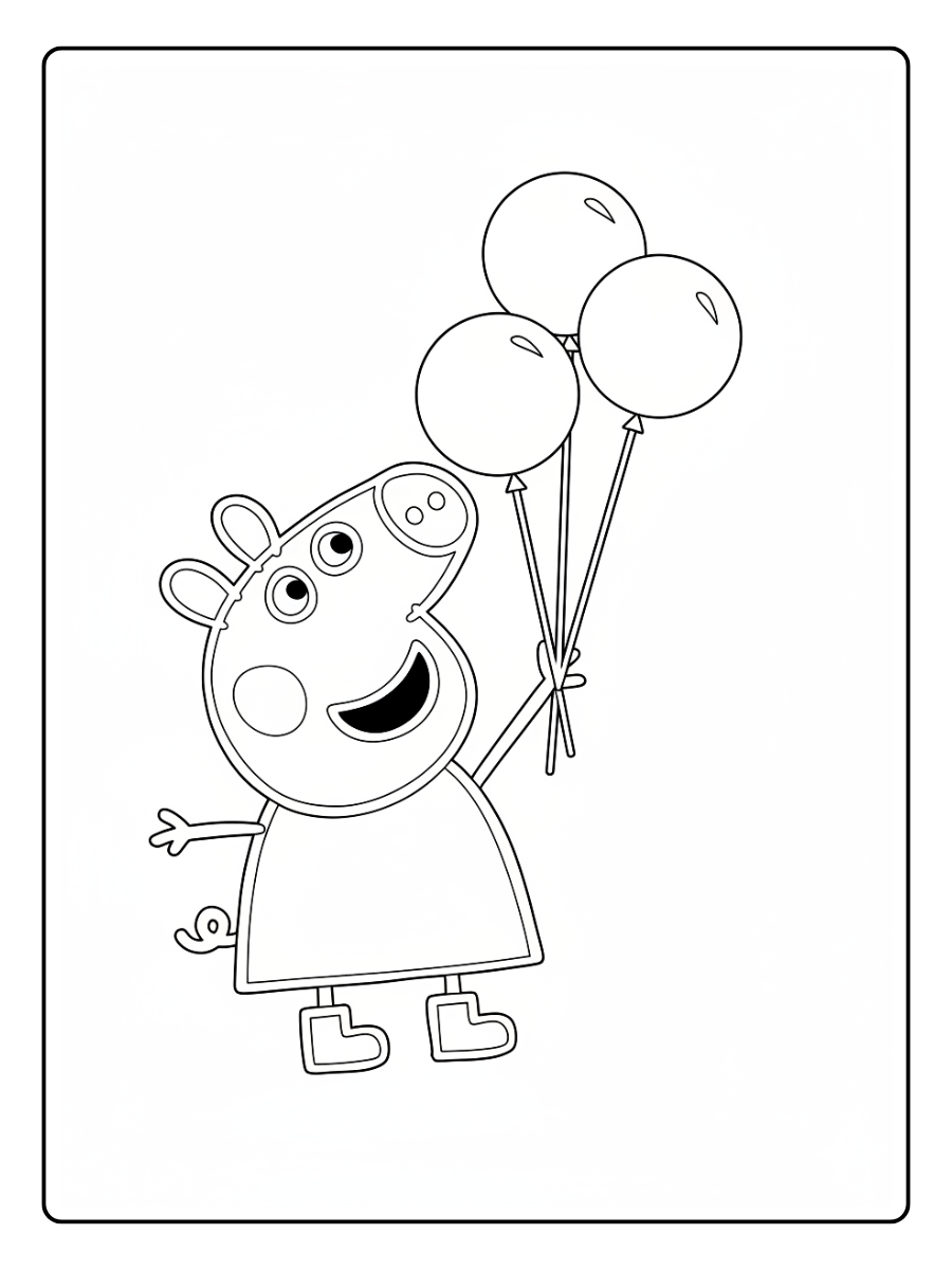 Desenho da Peppa Pig para Colorir (2)