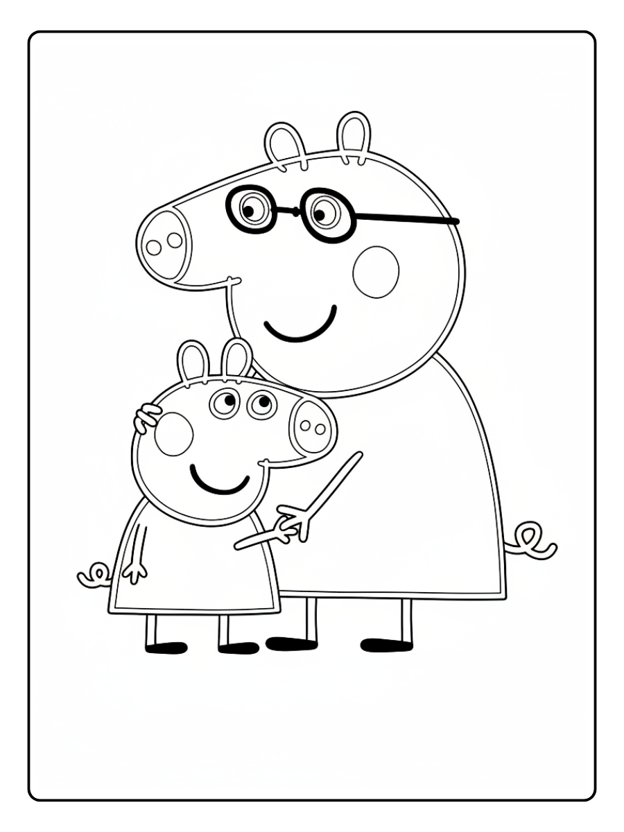 Desenho da Peppa Pig para Colorir (9)