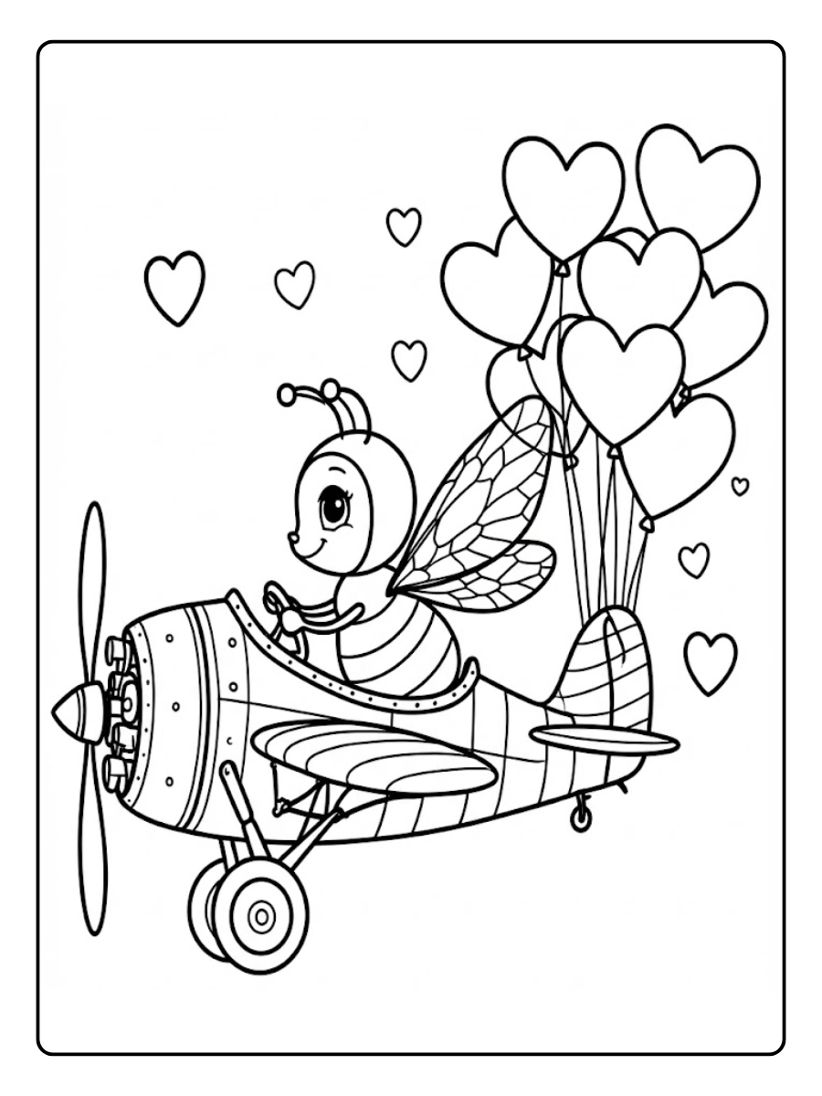 Desenho de Abelha para Colorir (11)