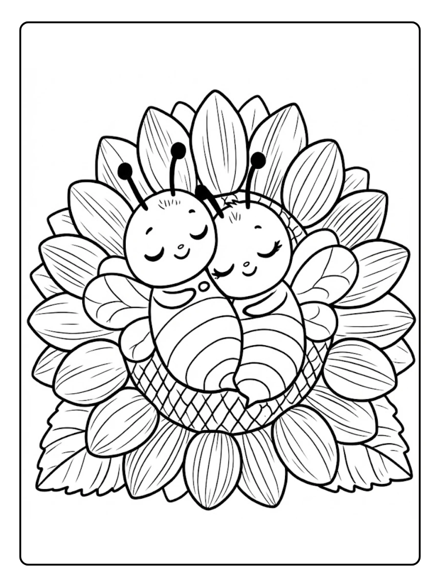 Desenho de Abelha para Colorir (9)