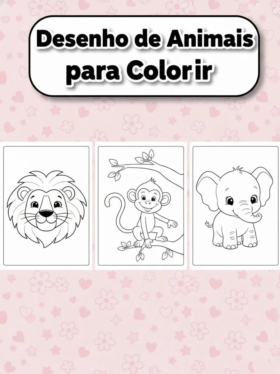 Desenho de Animais para Colorir