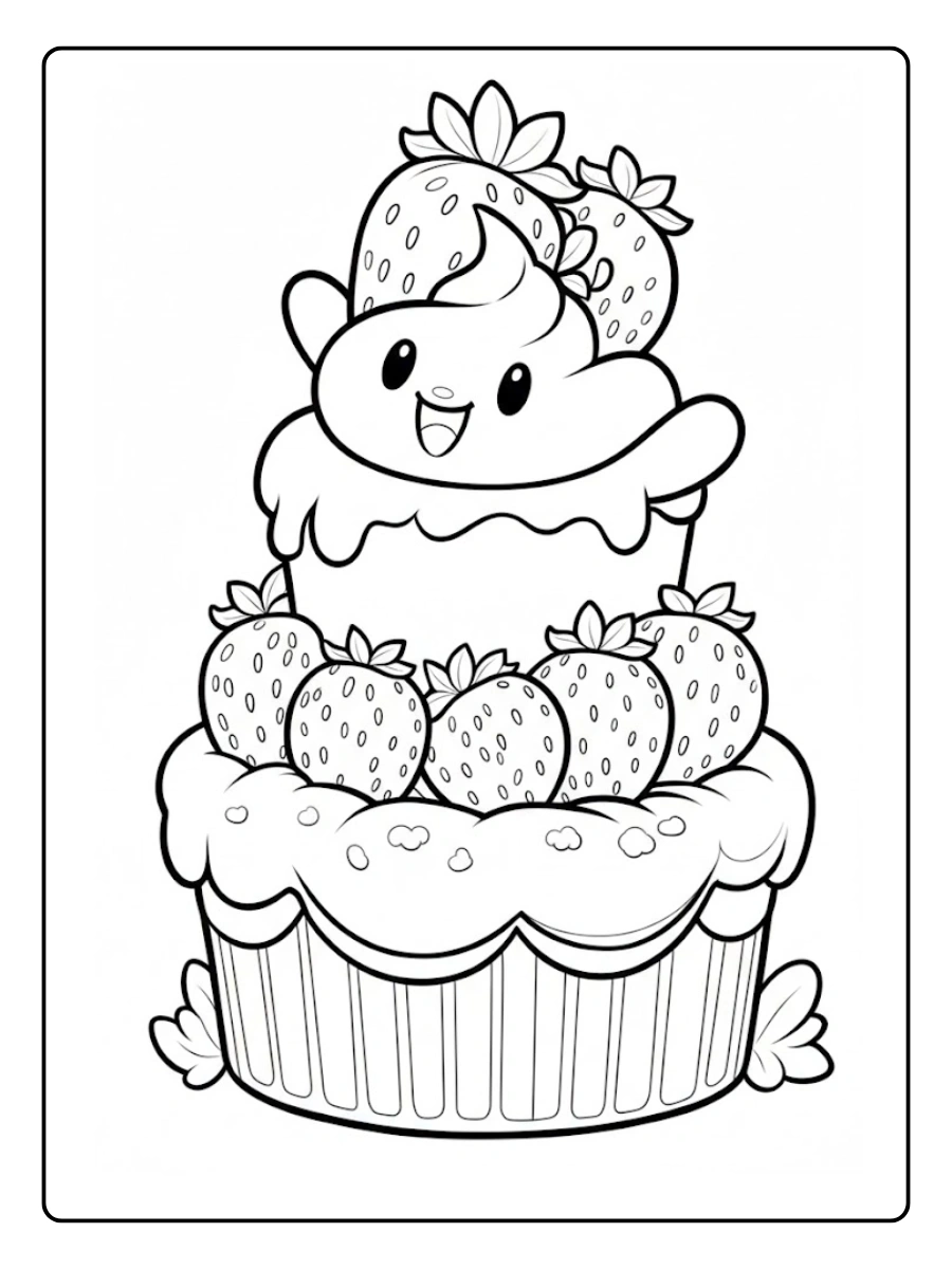 Desenho de Bolinho para Colorir (13)