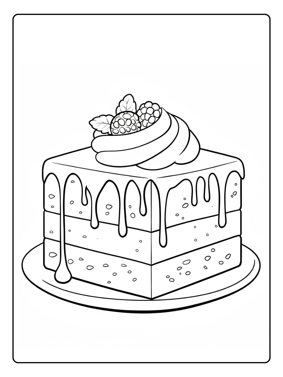 Desenho de Bolinho para Colorir (3)