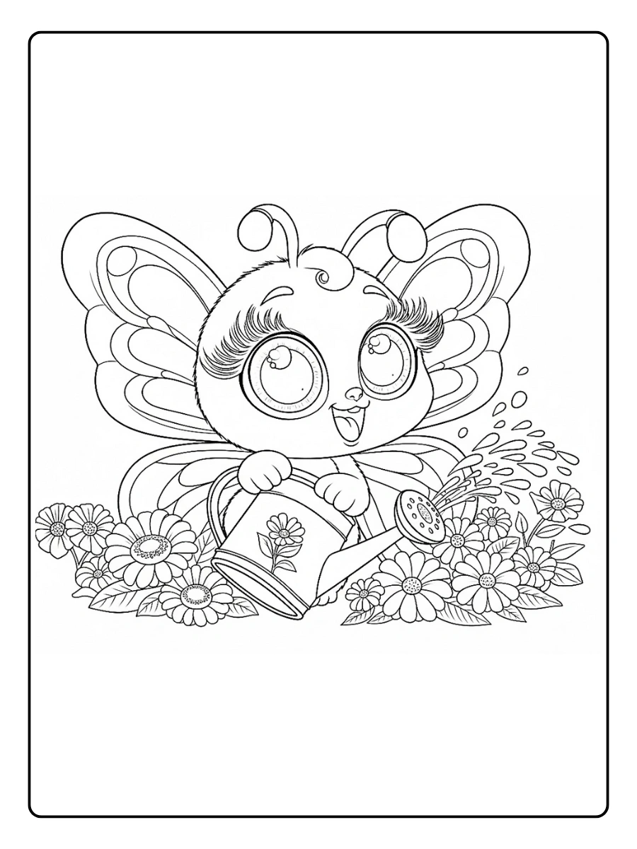 Desenho de Borboleta para Colorir (11)