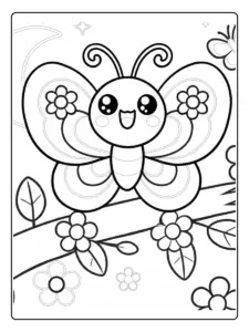 Desenho de Borboleta para Colorir (12)