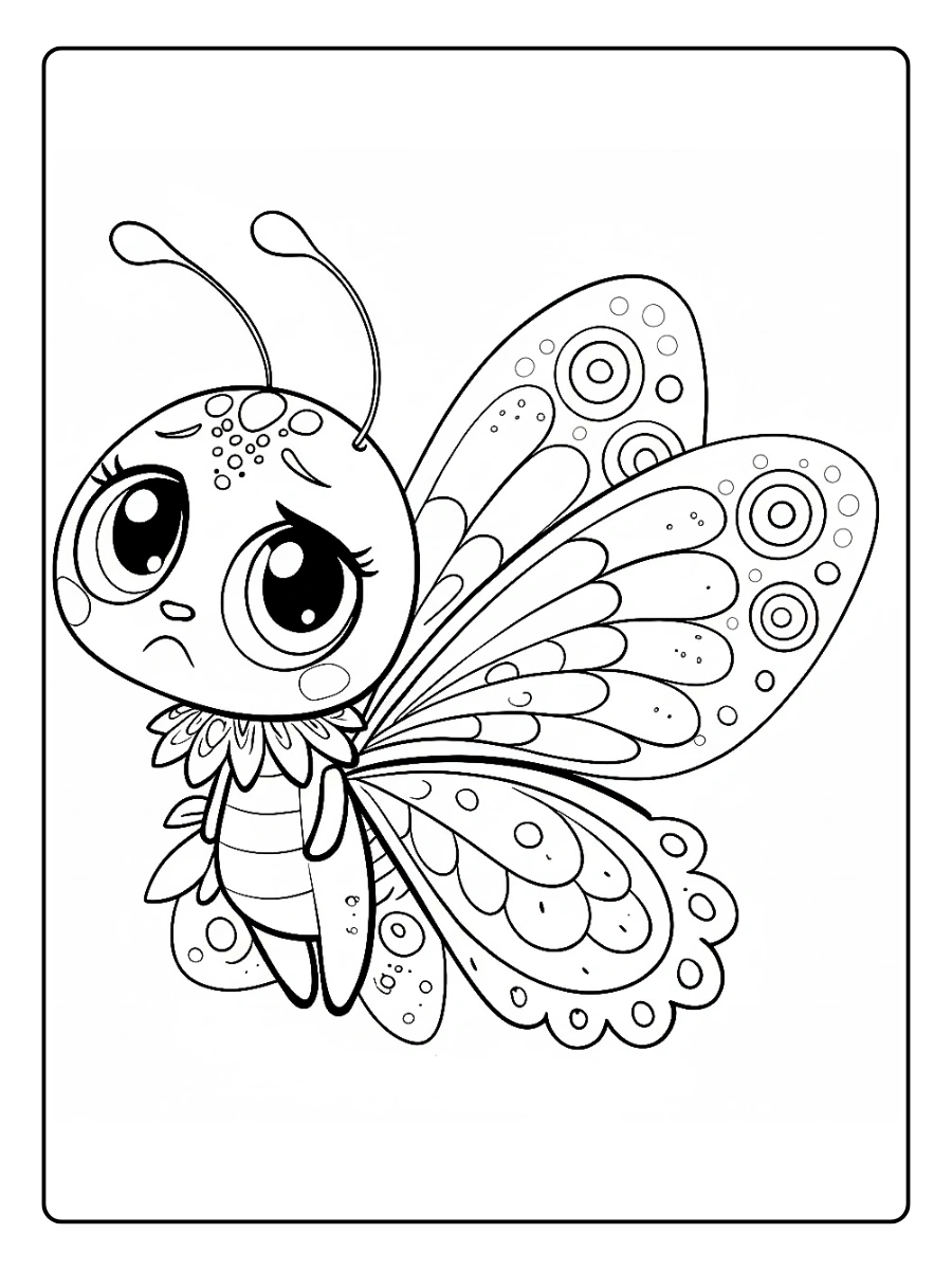 Desenho de Borboleta para Colorir (15)