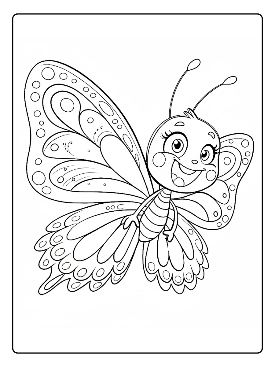 Desenho de Borboleta para Colorir (3)