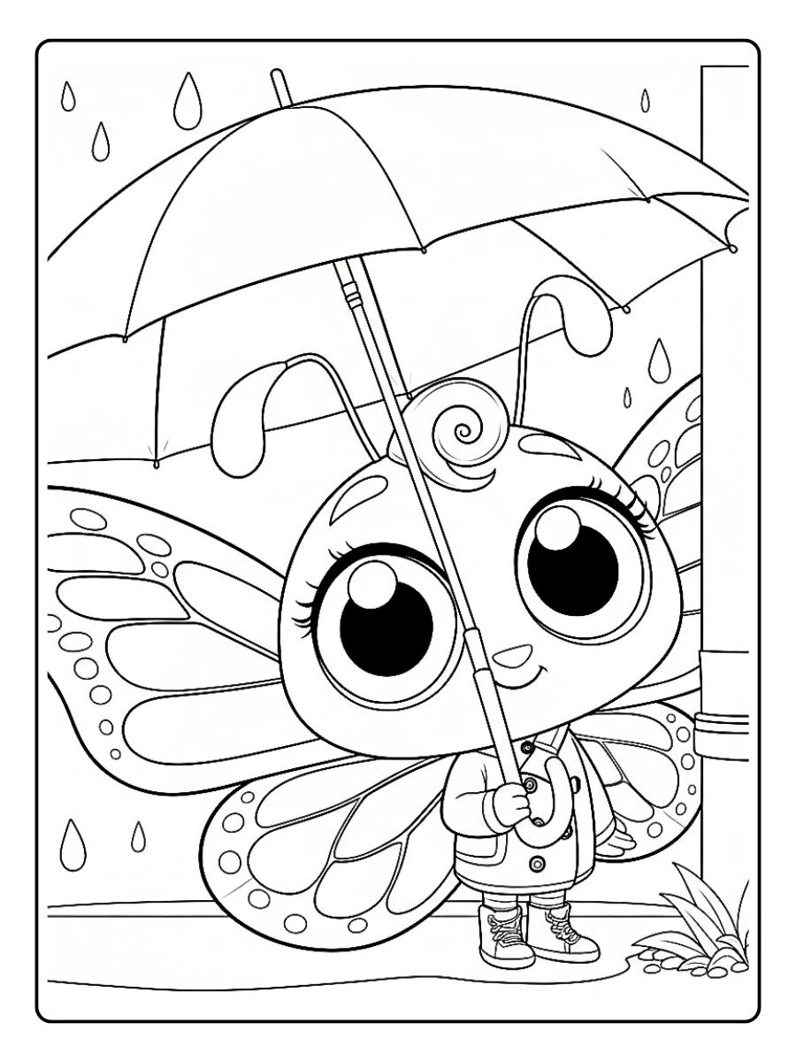 Desenho de Borboleta para Colorir (4)