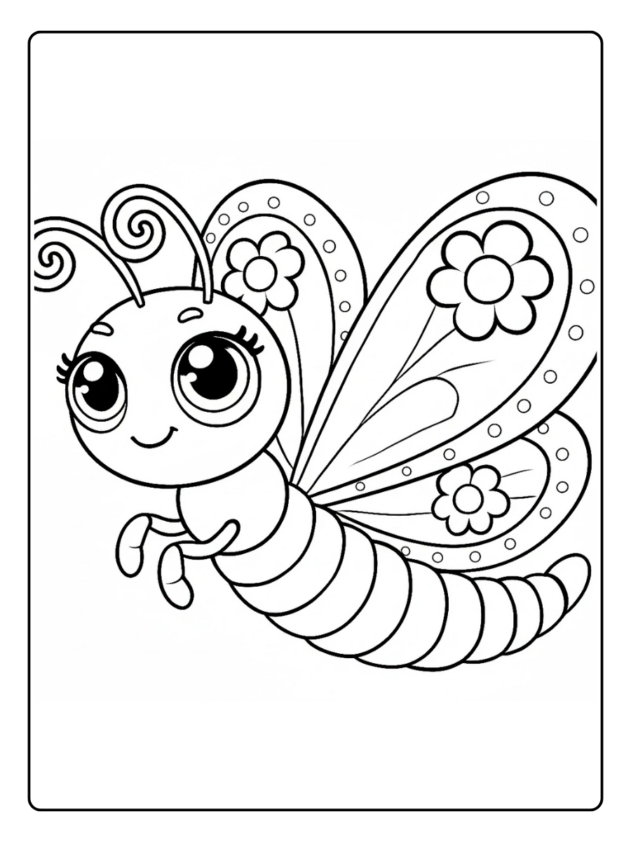 Desenho de Borboleta para Colorir (6)