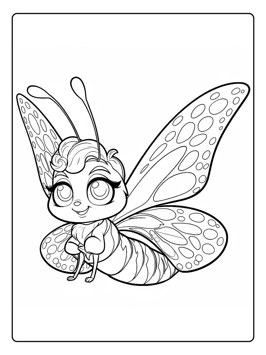 Desenho de Borboleta para Colorir (9)