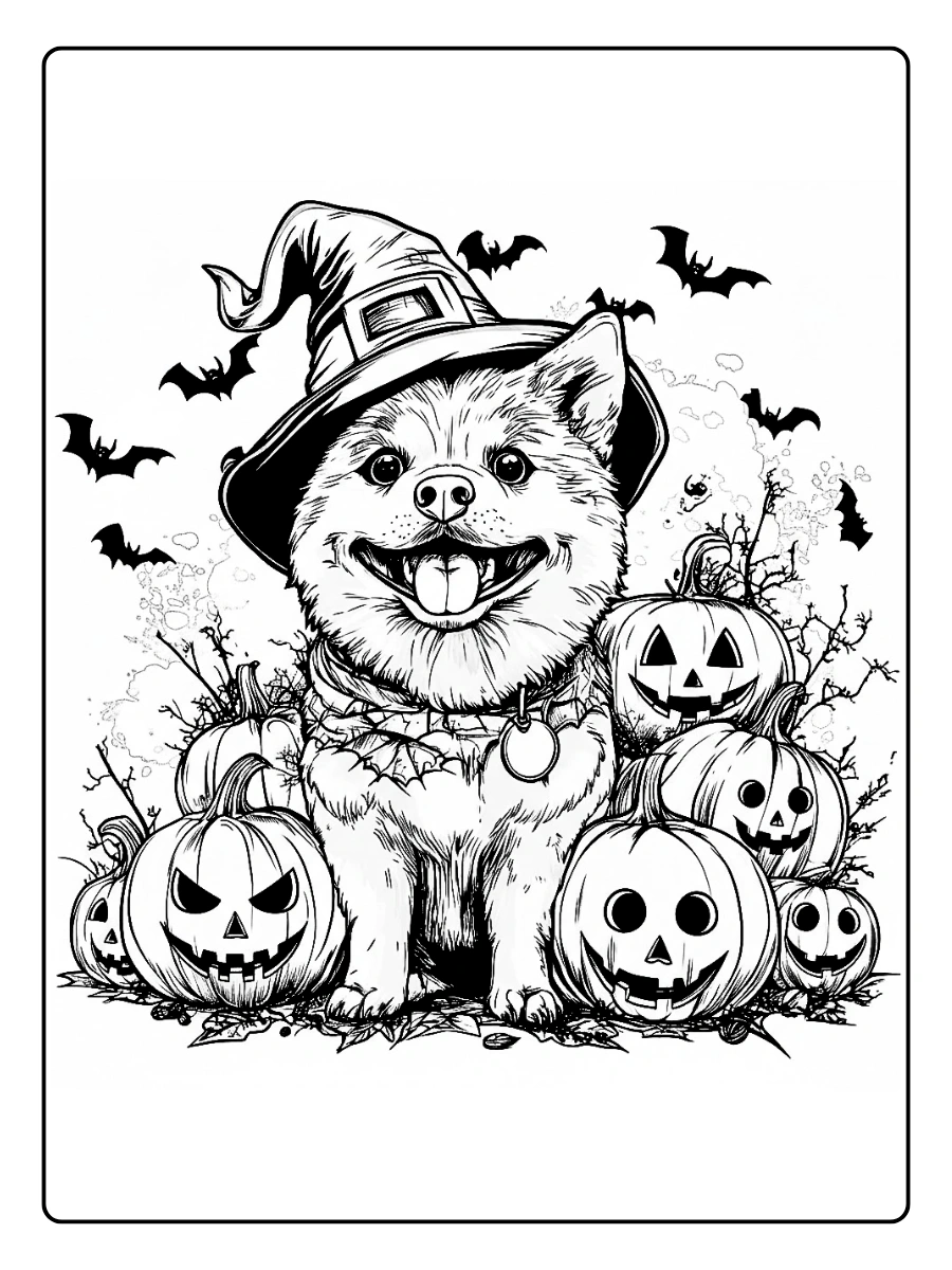 Desenho de Cachorro para Colorir (14)