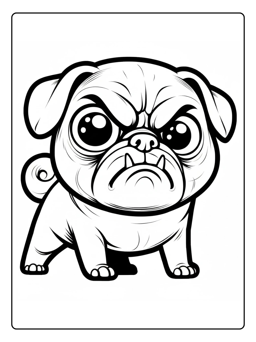 Desenho de Cachorro para Colorir (5)