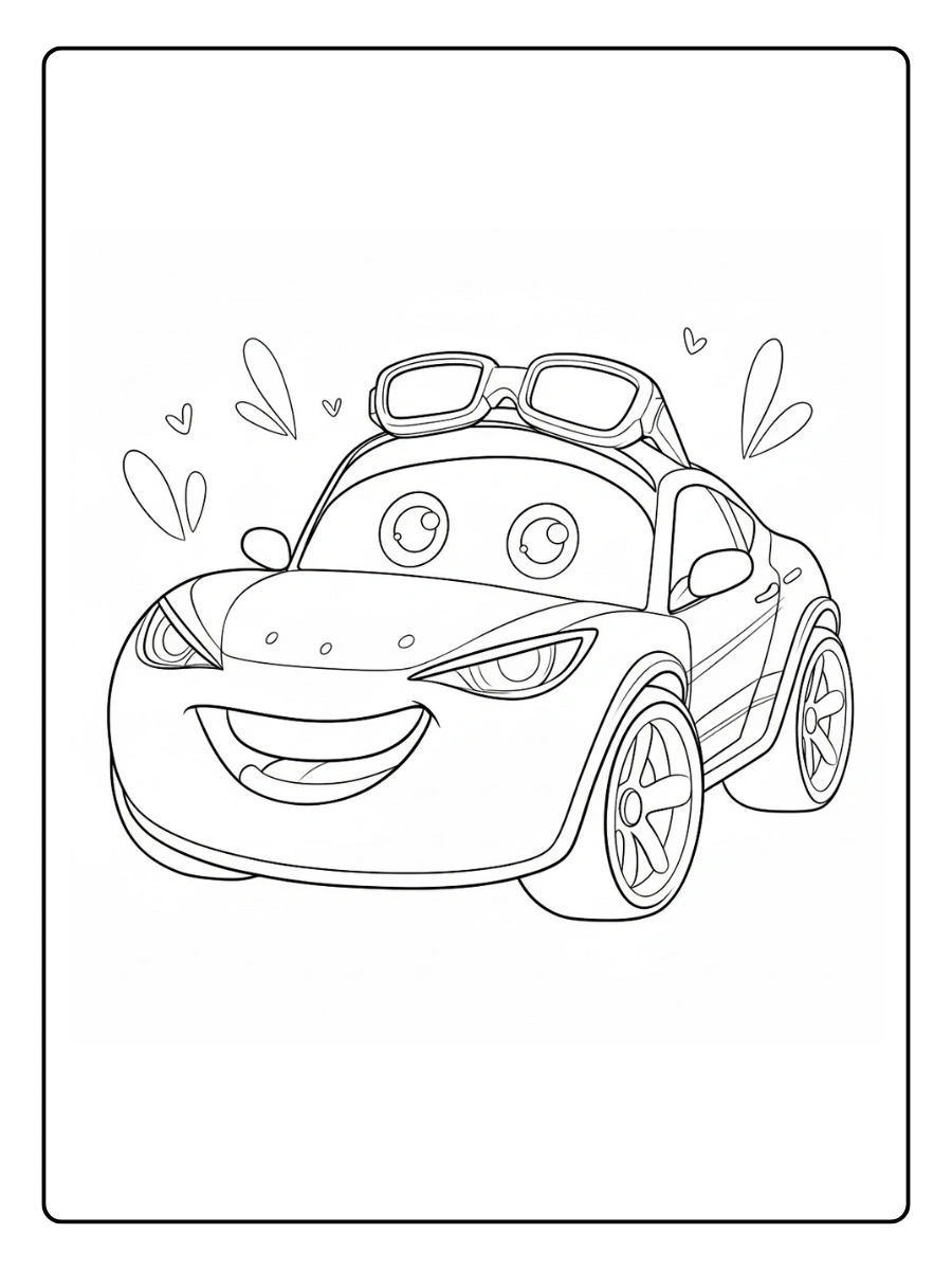 Desenho de Carros para Colorir e Imprimir (10)