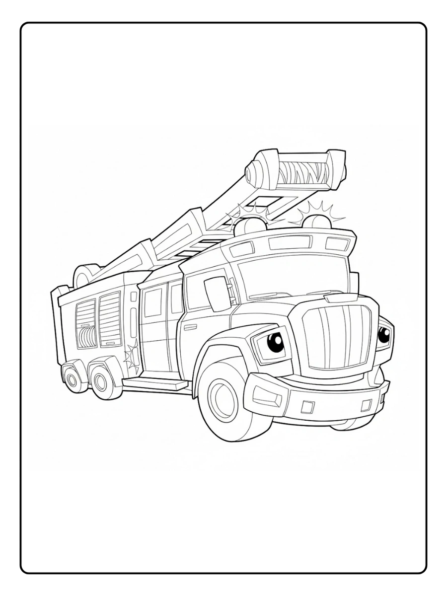 Desenho de Carros para Colorir e Imprimir (9)