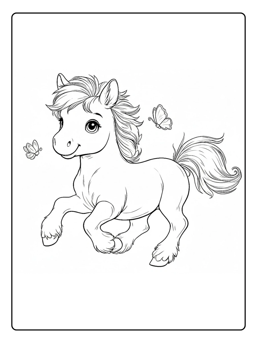 Desenho de Cavalo para Colorir (10)