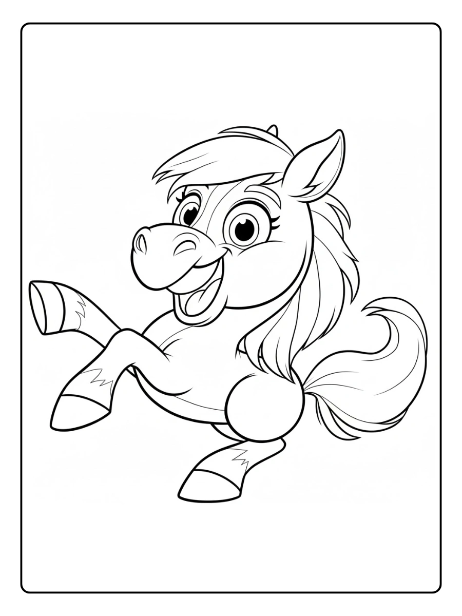 Desenho de Cavalo para Colorir (12)