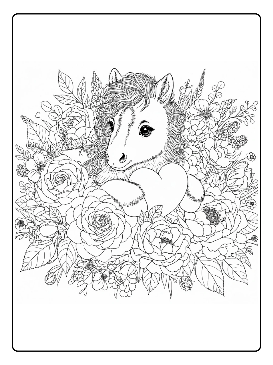 Desenho de Cavalo para Colorir (13)