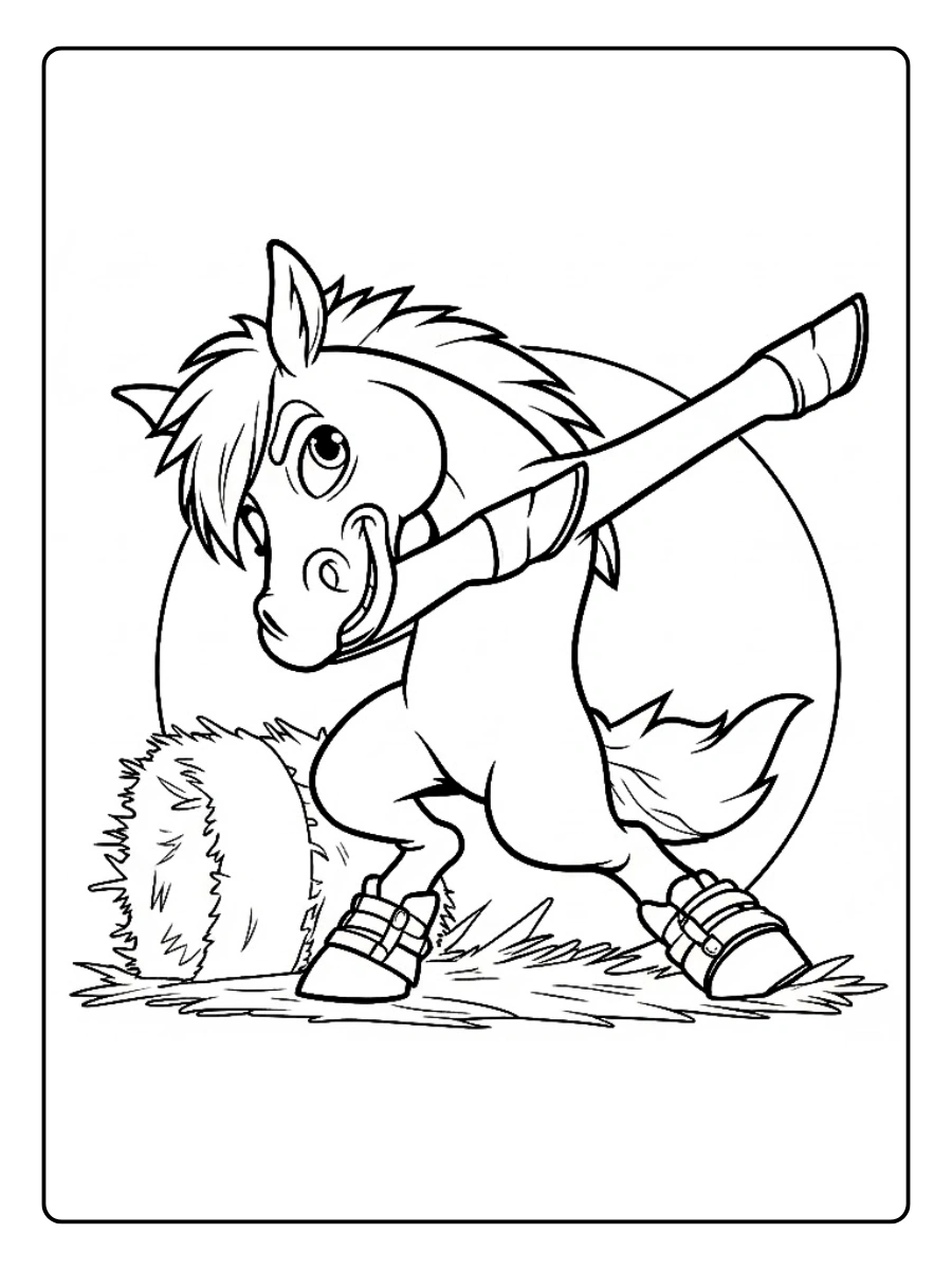 Desenho de Cavalo para Colorir (14)