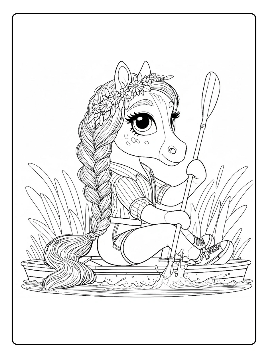 Desenho de Cavalo para Colorir (8)