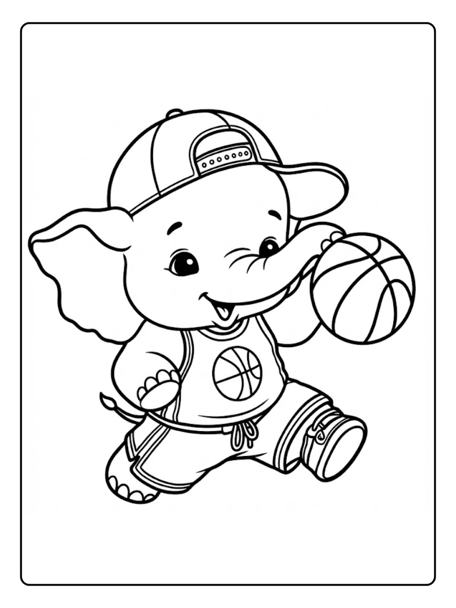 Desenho de Elefante para Colorir (12)
