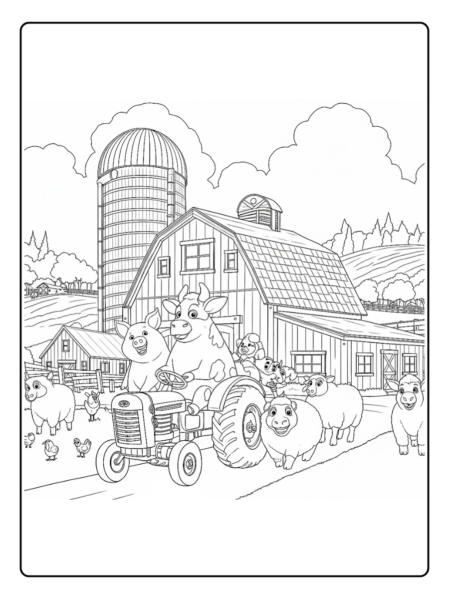 Desenho de Fazenda para Colorir (10)