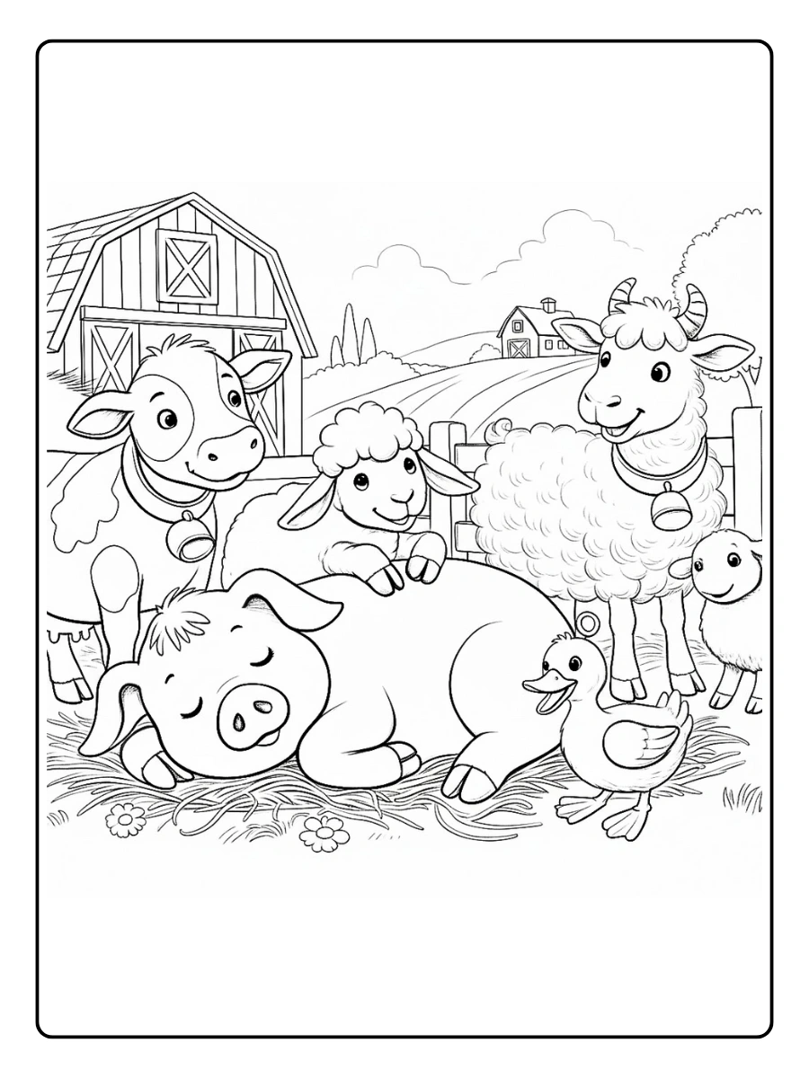 Desenho de Fazenda para Colorir (4)