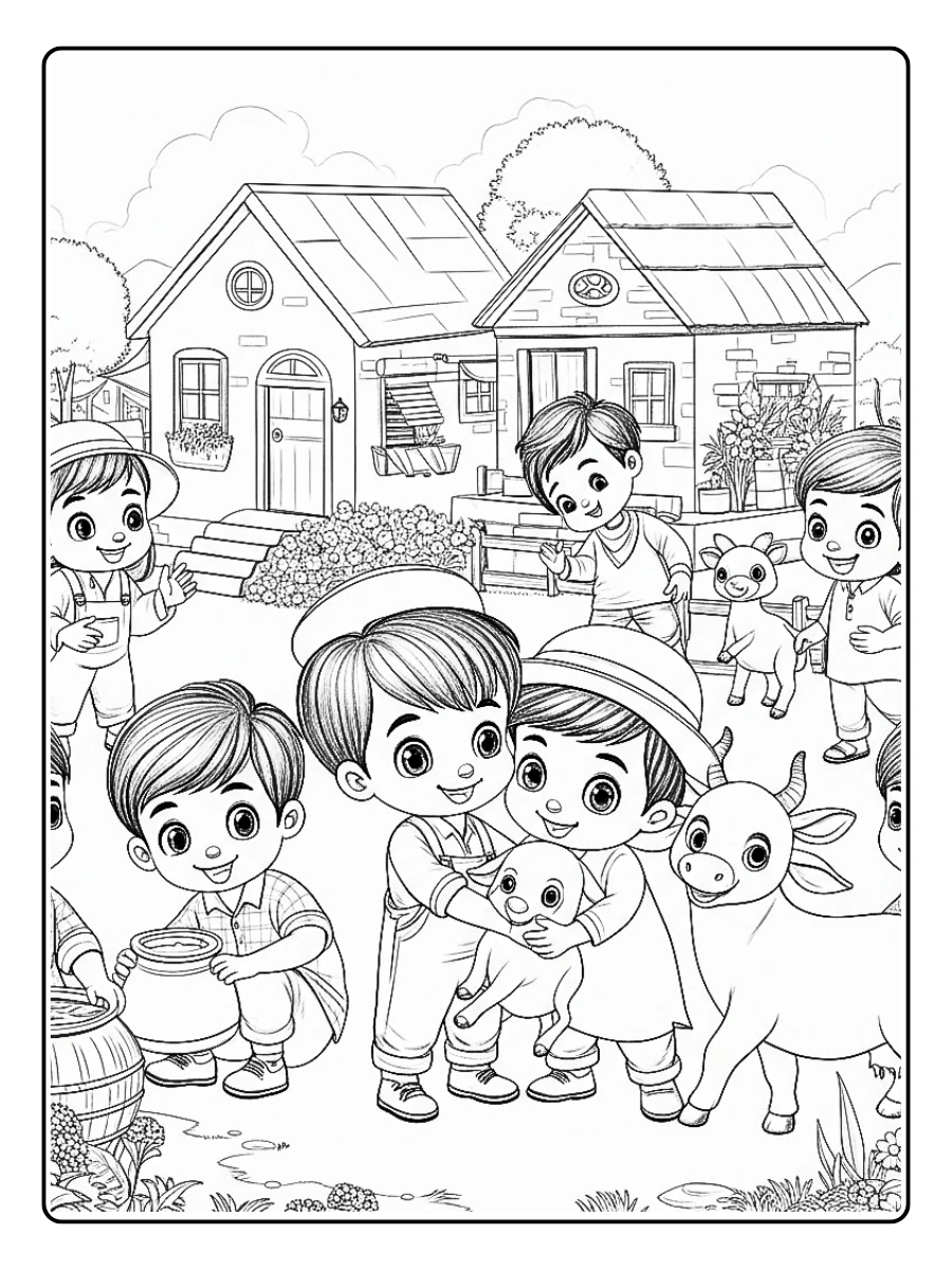 Desenho de Fazenda para Colorir (5)