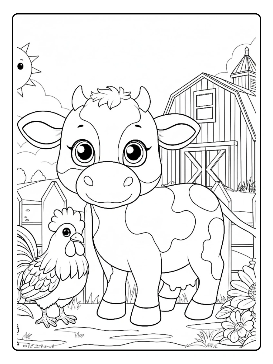 Desenho de Fazenda para Colorir (6)