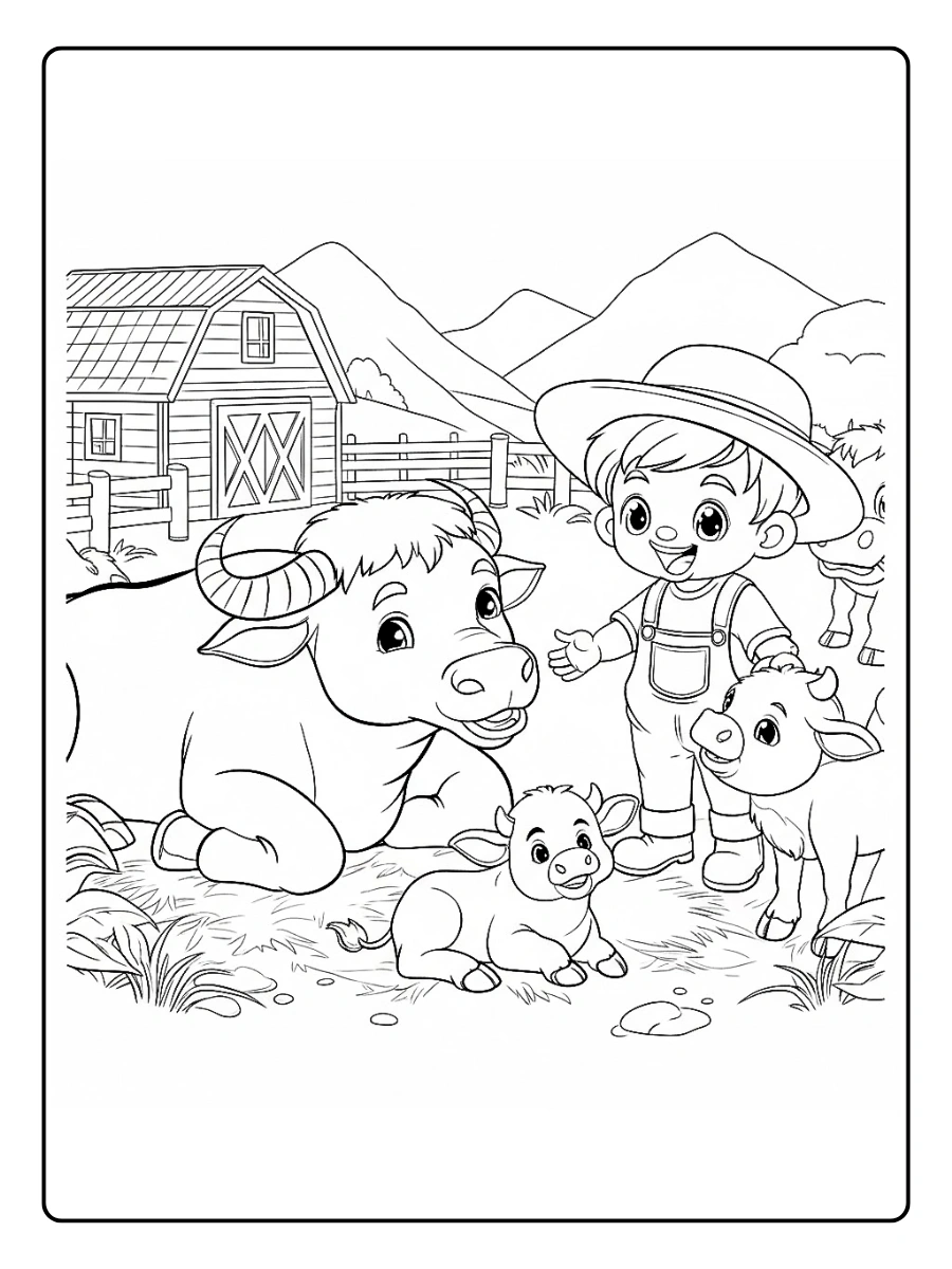 Desenho de Fazenda para Colorir (9)