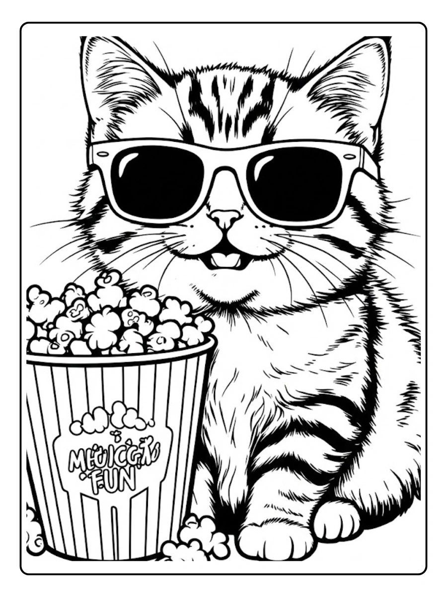 Desenho de Gato para Colorir (14)