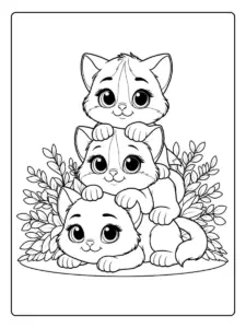 Desenho de Gato para Colorir (2)
