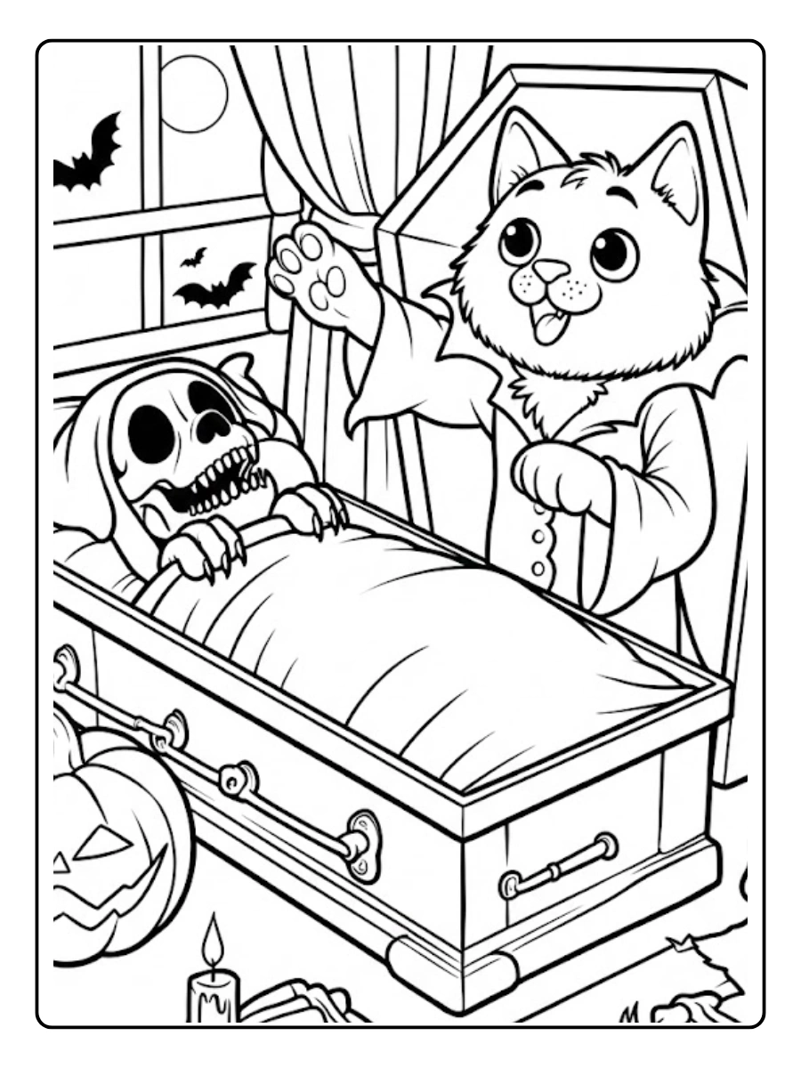 Desenho de Gato para Colorir (3)