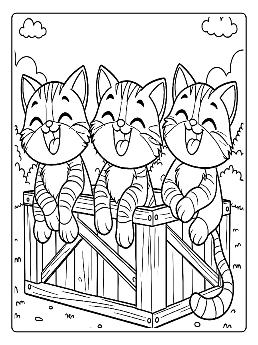 Desenho de Gato para Colorir (4)