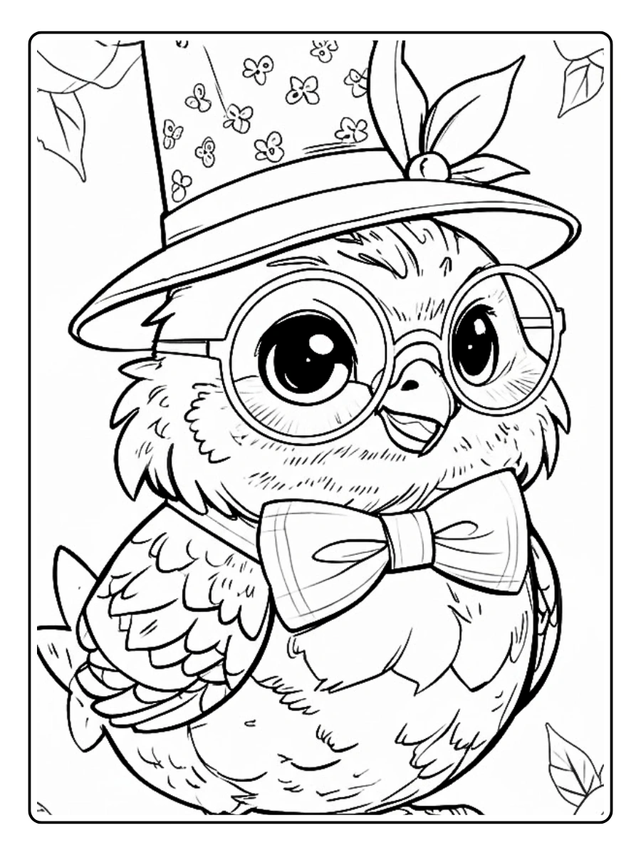 Desenho de Passarinho para Colorir (11)