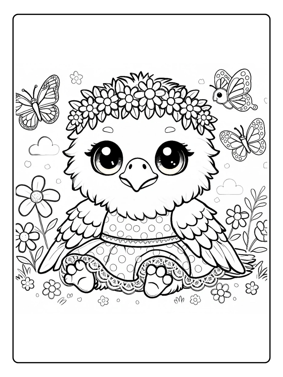 Desenho de Passarinho para Colorir (5)