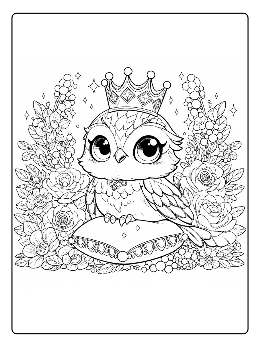 Desenho de Passarinho para Colorir (8)