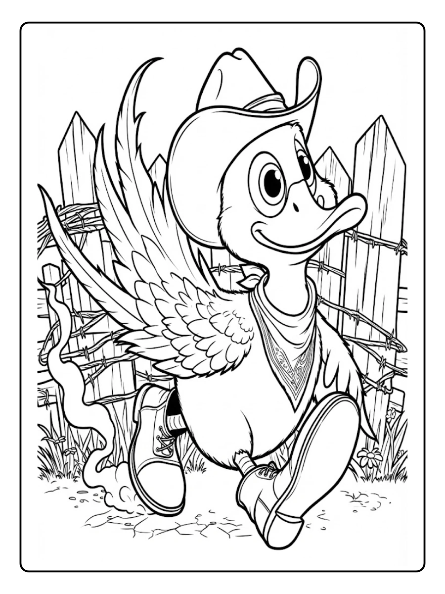 Desenho de Pato para Colorir (7)