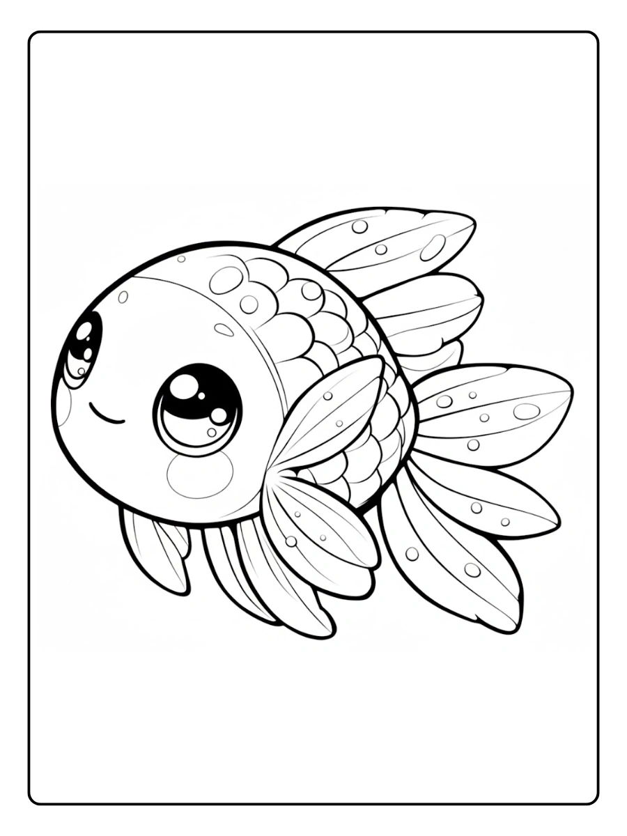 Desenho de Peixes para Colorir (11)